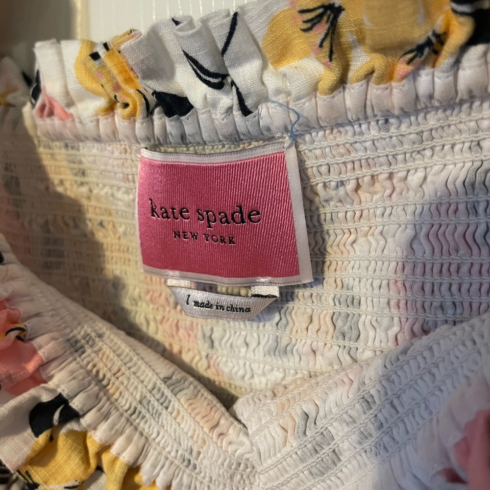 Kate spade smocked floral dress